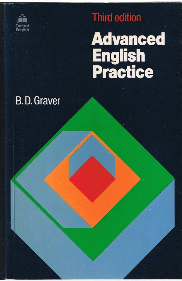 Capa do Livro Advanced English Practice - B. D. Graver