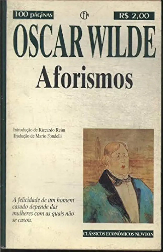 Capa do Livro Aforismos - Oscar Wilde