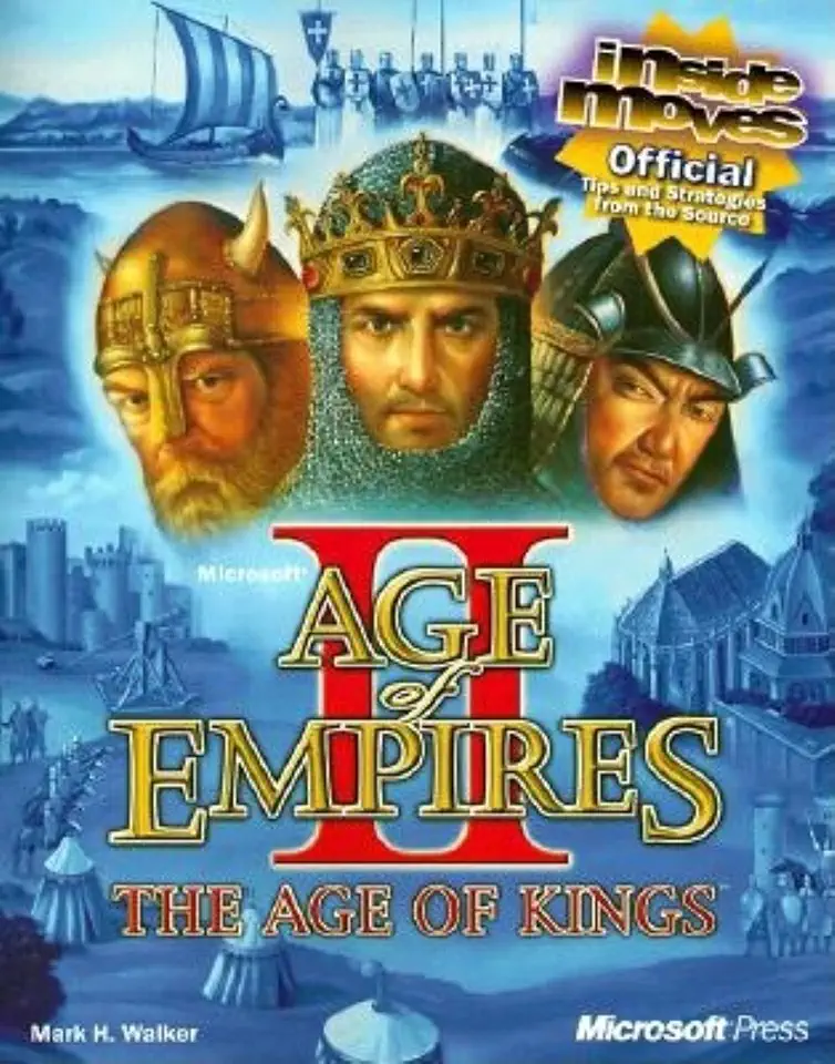 Capa do Livro Age of Empires II - the Age of Kings - Microsoft