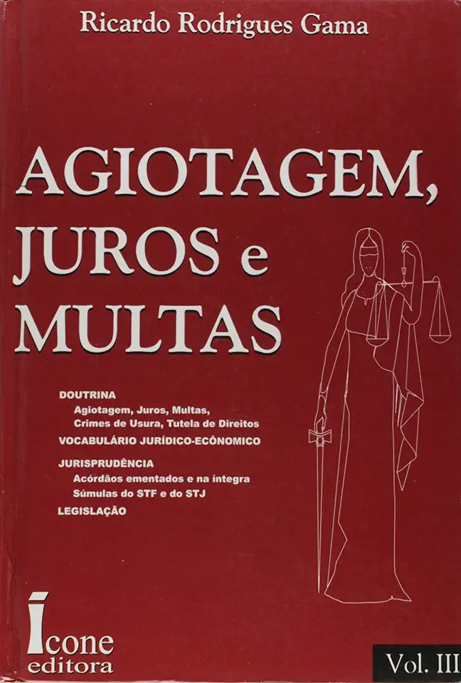 Capa do Livro Agiotagem, Juros e Multas - 3 Volumes - Ricardo Rodrigues Gama