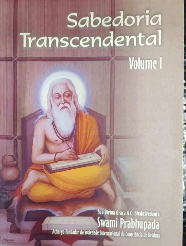 Capa do Livro Além do Nascimento e da Morte - A. C. Bhaktivedanta Swami Prabhupada