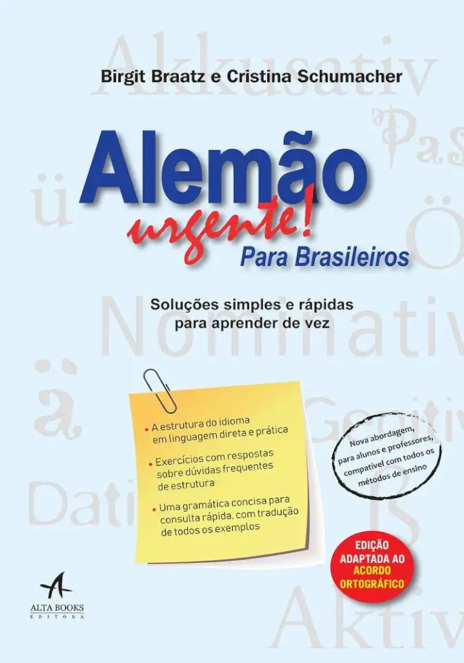 Capa do Livro Alemão Urgente! para Brasileiros - Birgit Braatz e Cristina Schumacher