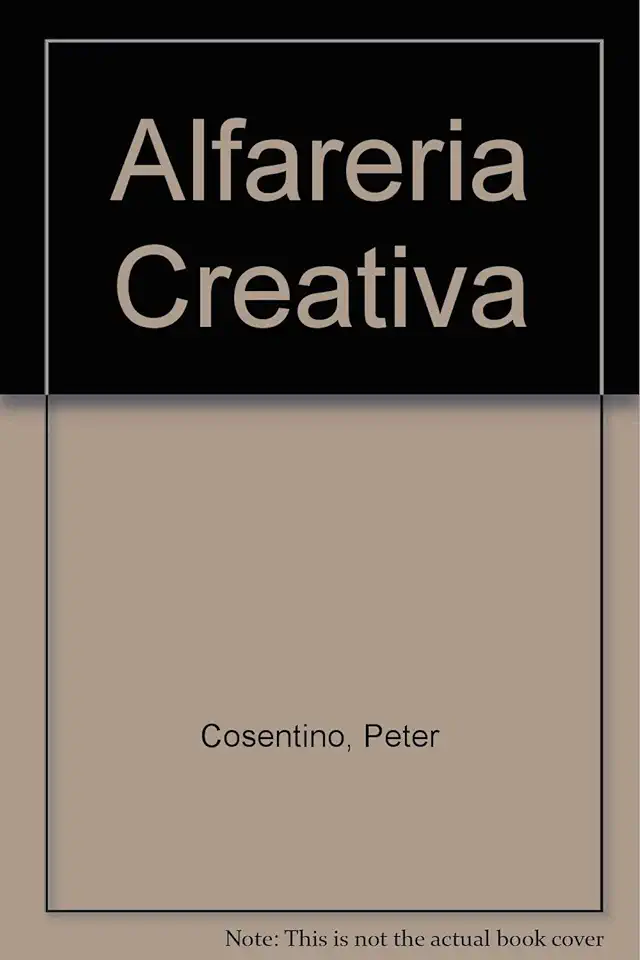 Capa do Livro Alfareria Creativa - Peter Cosentino