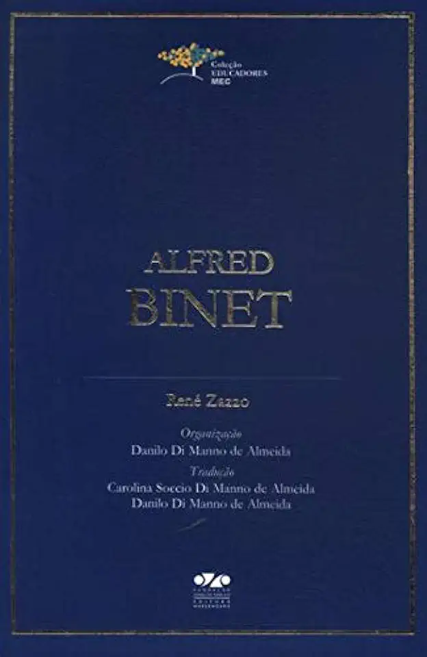 Capa do Livro Alfred Binet - René Zazzo