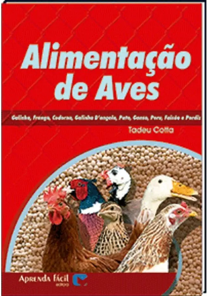 Capa do Livro Alimentação de Aves - Tadeu Cotta