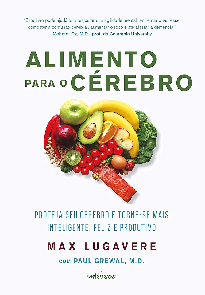 Capa do Livro Alimento Para o Cérebro - Lugavere, Max