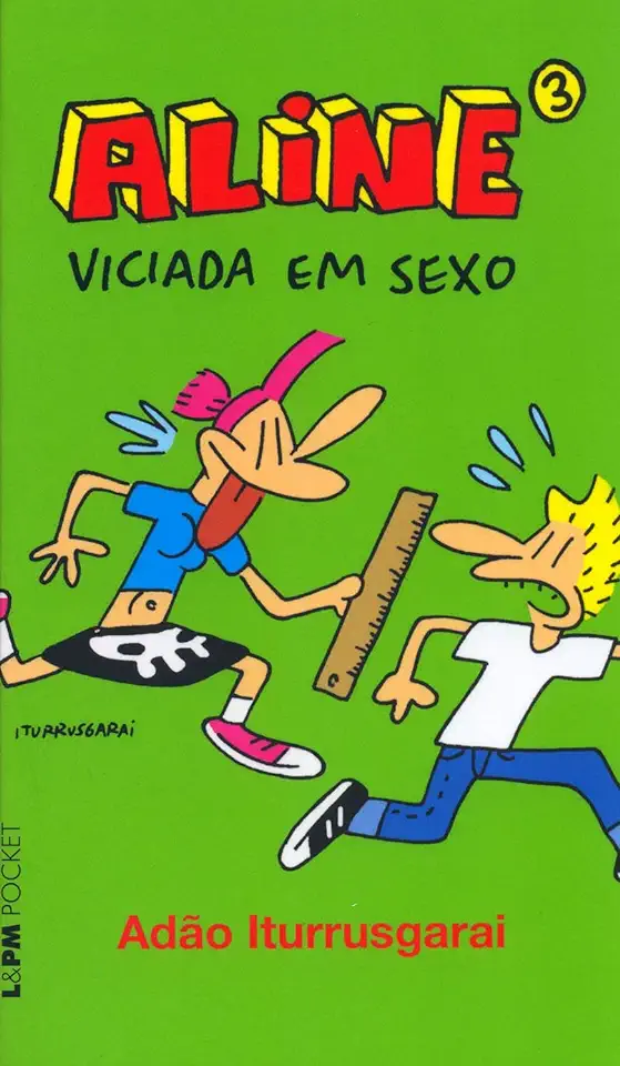 Capa do Livro Aline 3 Viciada Em Sexo - Iturrusgarai Adao