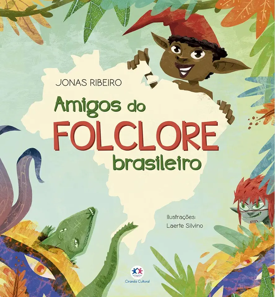 Capa do Livro Amigos do Folclore Brasileiro - Jonas Ribeiro