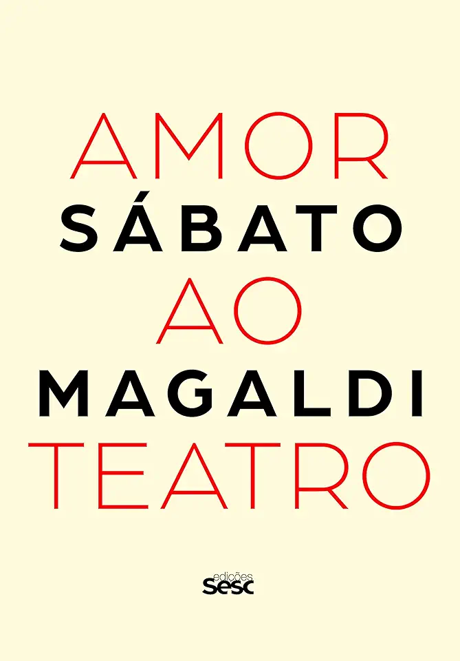 Capa do Livro Amor ao Teatro - Sábato Magaldi