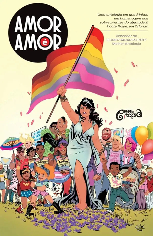 Capa do Livro Amor é amor - Jamie S. Rich, Sarah Gaydos, Marc Andreyko