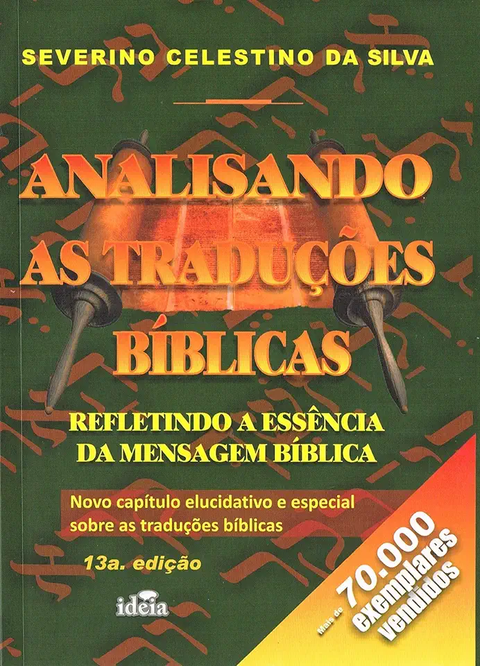 Capa do Livro Analisando as Traduções Bíblicas - Severino Celestino da Silva