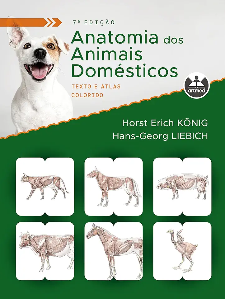 Capa do Livro Anatomia dos Animais Domésticos: Texto e Atlas Colorido - Horst Erich Konig