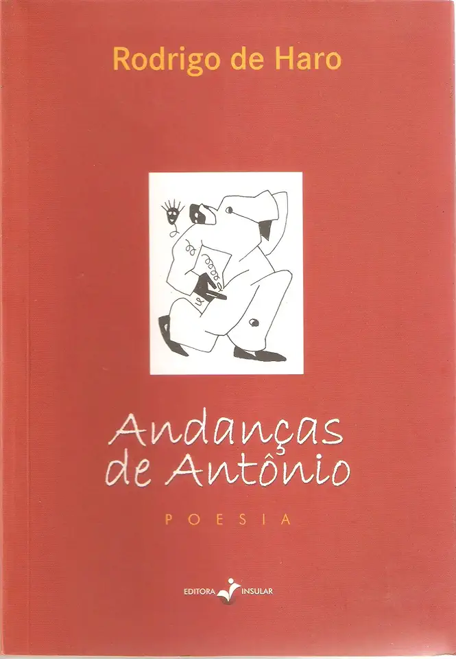 Capa do Livro Andanças de Antônio - Rodrigo de Haro