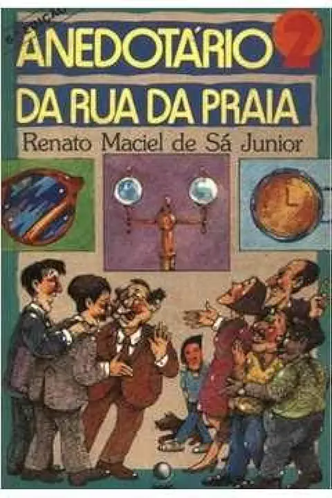 Capa do Livro Anedotário da Rua da Praia 2 - Renato Maciel de Sá Junior