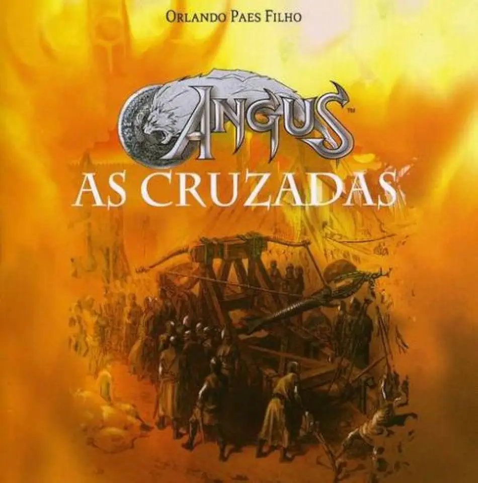 Capa do Livro Angus - as Cruzadas - Orlando Paes Filho