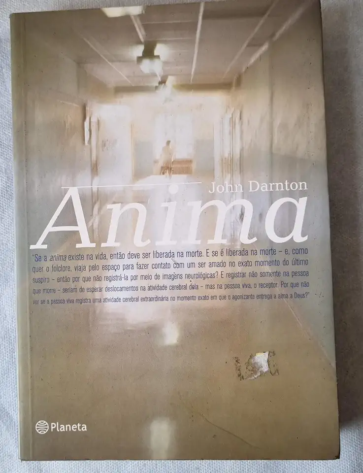 Capa do Livro Anima - John Darnton