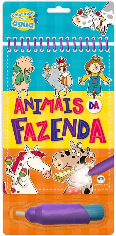 Capa do Livro ANIMAIS DA FAZENDA - CULTURAL, CIRANDA