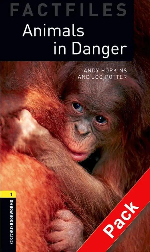 Capa do Livro Animals in Danger - Andy Hopkins