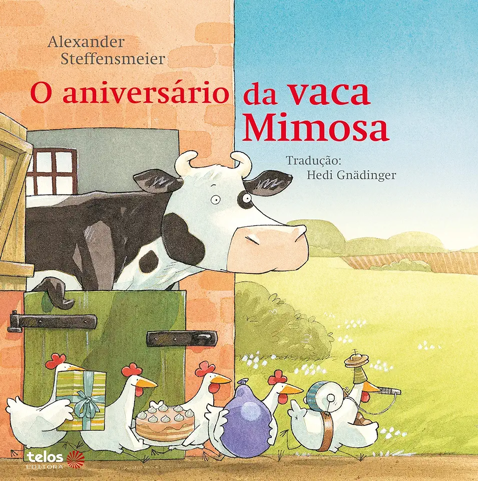 Capa do Livro Aniversário da vaca Mimosa - Steffensmeier, Alexander