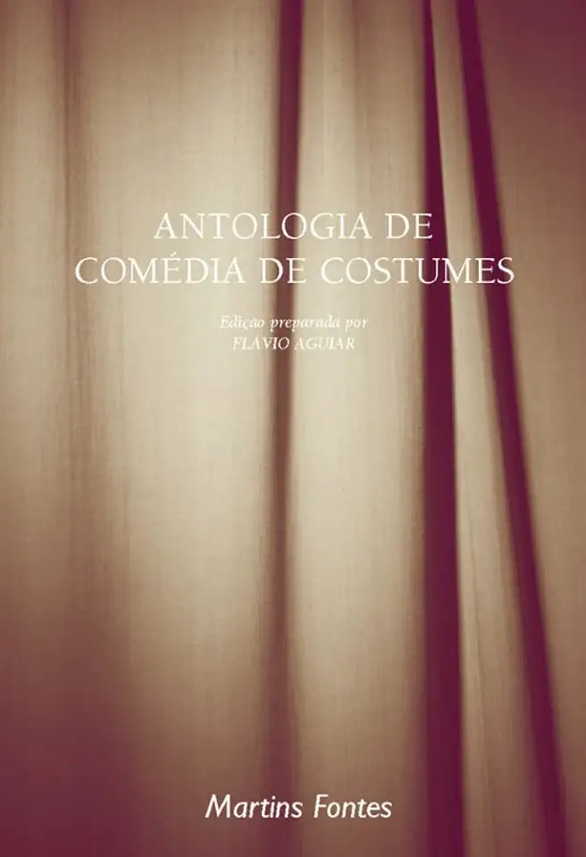 Capa do Livro Antologia de Comédia de Costumes - Flávio Aguiar