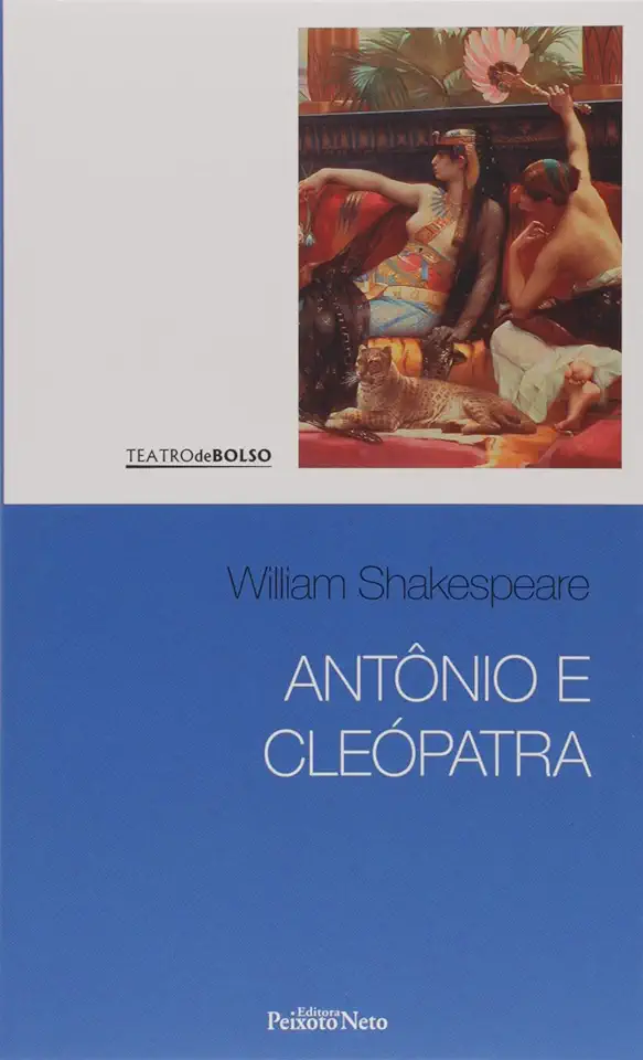 Capa do Livro Antônio & Cleópatra - William Shakespeare