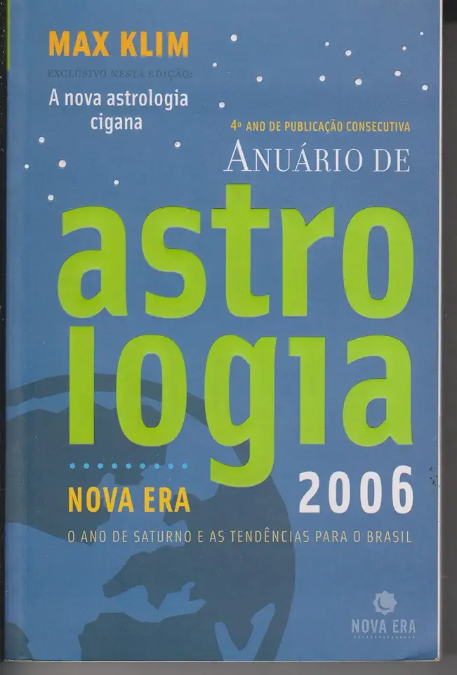 Capa do Livro Anuário de Astrologia - Max Klim