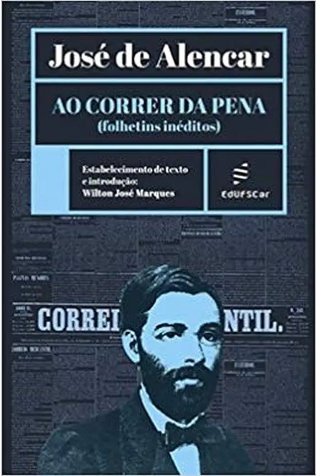 Capa do Livro Ao Correr da Pena - José de Alencar