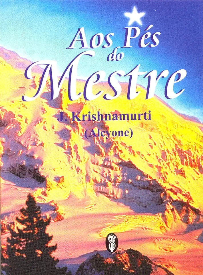 Capa do Livro Aos Pés do Mestre - J. Krishnamurti