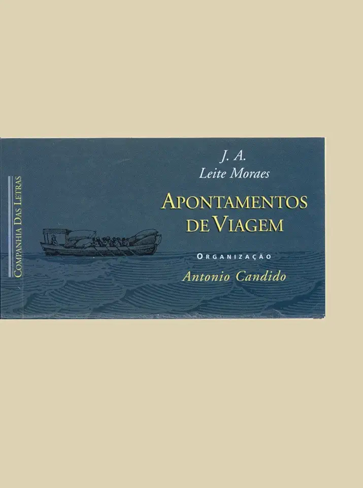 Capa do Livro Apontamentos de Viagem - J. A. Leite Moraes