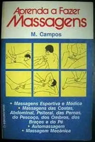 Capa do Livro Aprenda a Fazer Massagens - M. Campos