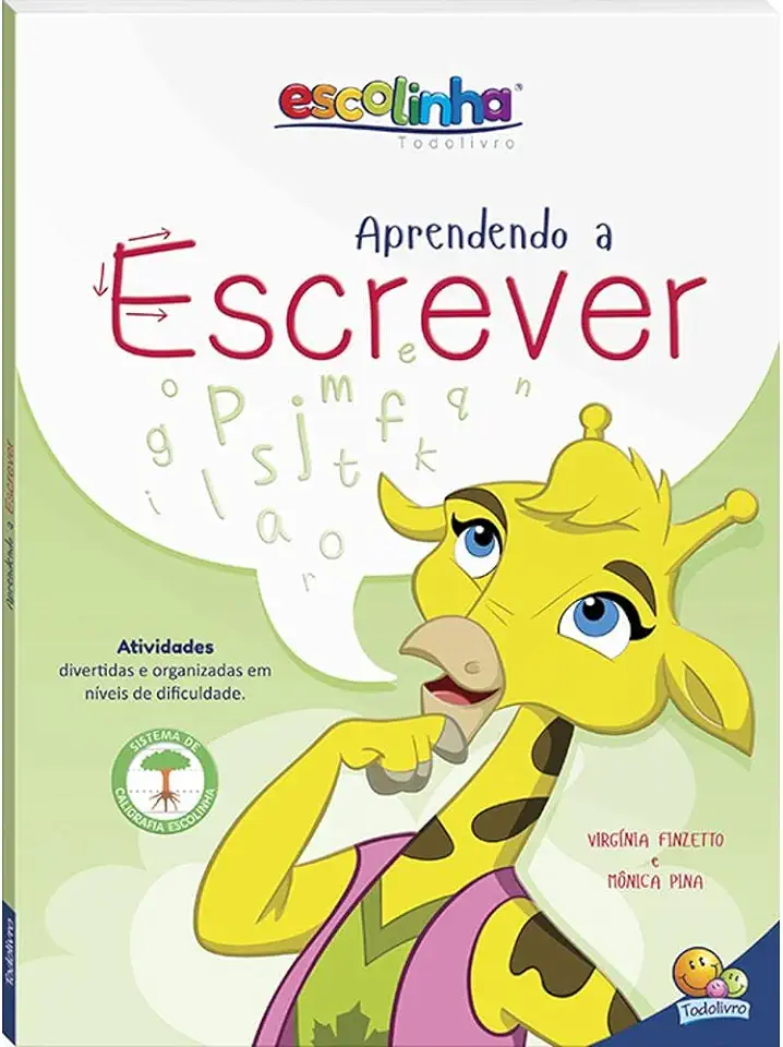 Capa do Livro Aprendendo a Escrever - TODOLIVRO EDICOES