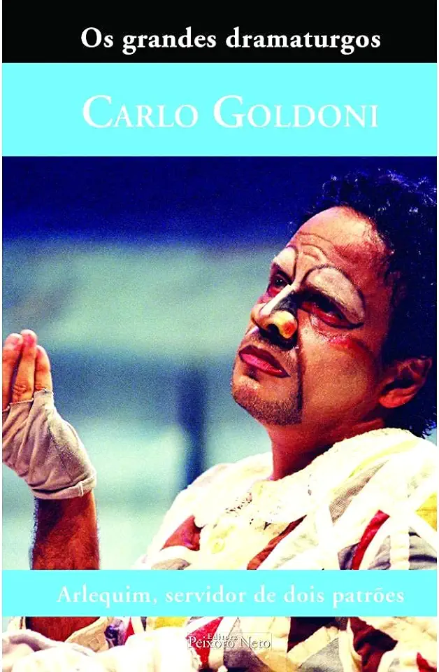 Capa do Livro Arlequim, Servidor de Dois Amos - Carlo Goldoni