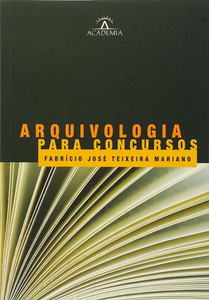 Capa do Livro Arquivologia para Concursos - Fabrício José Teixeira Mariano