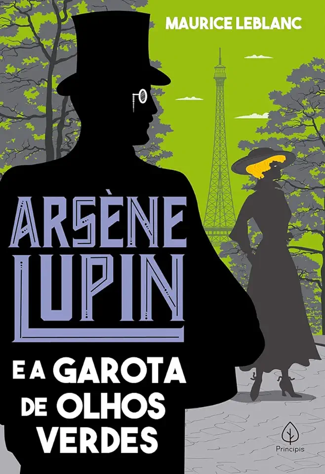 Capa do Livro Arsene Lupin e a Garota de Olhos Verdes - Maurice Leblanc