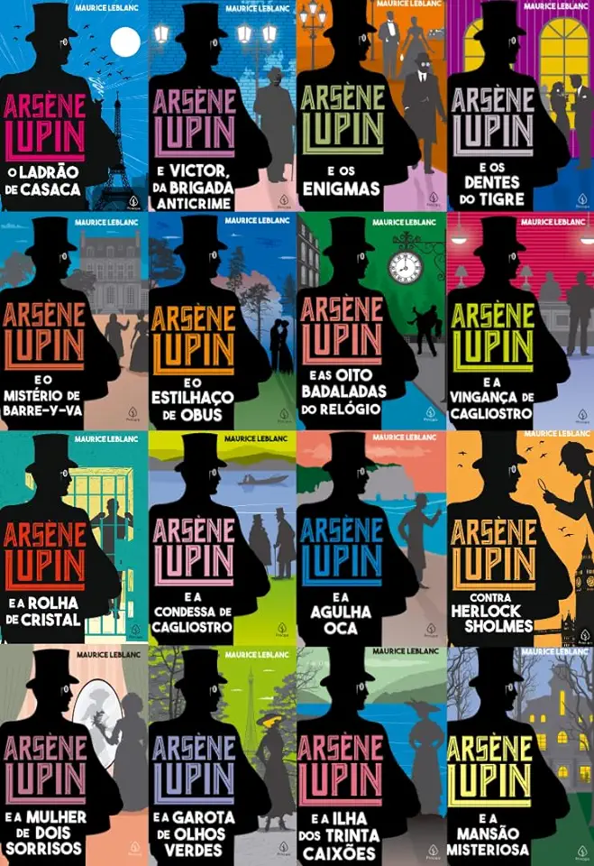 Capa do Livro ARSÈNE LUPIN KIT 16 VOLUMES - Maurice Leblanc