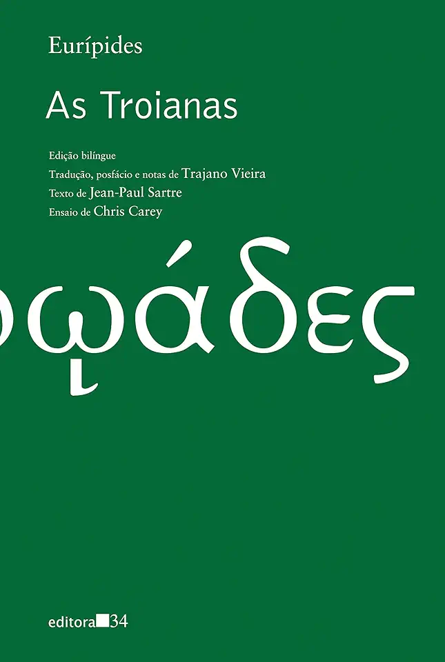 Capa do Livro AS TROIANAS - Eurípides